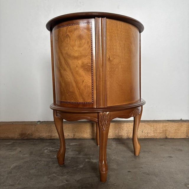 1970s Louis XV Style Side Table with Inlay Work, 1970s For Sale - Image 5 of 14