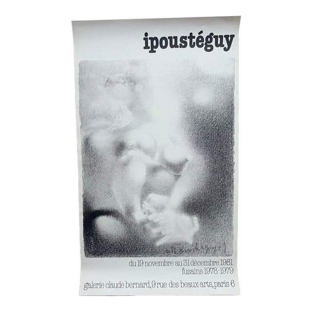 Jean Ipoustéguy (1920–2006), i.m. Lion, Paris ,1981, Exhibition Poster, Printed in France For Sale