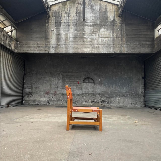 Tan Vintage Chairs from Maison Regain, 1970s, Set of 3 For Sale - Image 8 of 16