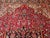 Textile Vintage Persian Heriz Serapi Rug, Hand-Knotted Wool, Geometric Medallion Pattern, Red & Navy, 10x13 For Sale - Image 7 of 14