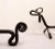 Wrought Iron Dachshund Andirons, Set of 2 For Sale - Image 3 of 7