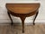 Vintage Queen Anne Style Half Moon Demilune Entry Hall Table Console For Sale - Image 9 of 12
