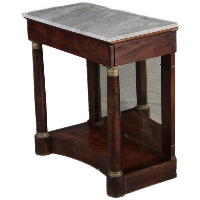 Age and Origin: This piece of furniture probably dates from around 1810 and is likely from France. Dimensions: Height...