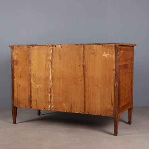 Neoclassical Walnut Chest of Drawers For Sale - Image 13 of 14