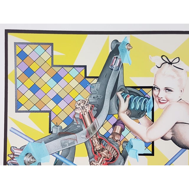 Postmodern Multiple Poster by Peter Phillips for Jabik & Colophon, 1972 For Sale - Image 3 of 13