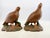 Vintage Mid Century Hand-Painted Quail Figurines on Leafy Bases – A Pair For Sale - Image 4 of 10