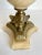 1960's Brass and Alabaster Stone Pedestal Bowl For Sale - Image 9 of 11