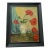 Mid-Century French Red Poppies Still Life Oil Painting, Signed, Original Artists Frame For Sale