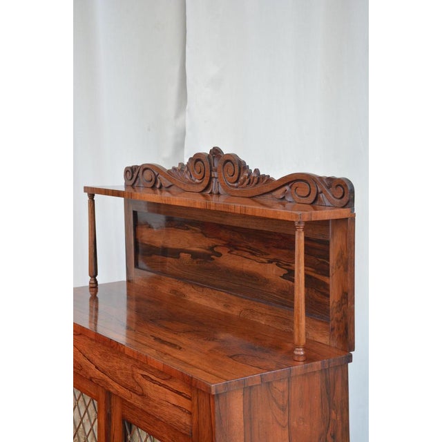Antique English William IV Chiffonier, 1840 For Sale - Image 3 of 18