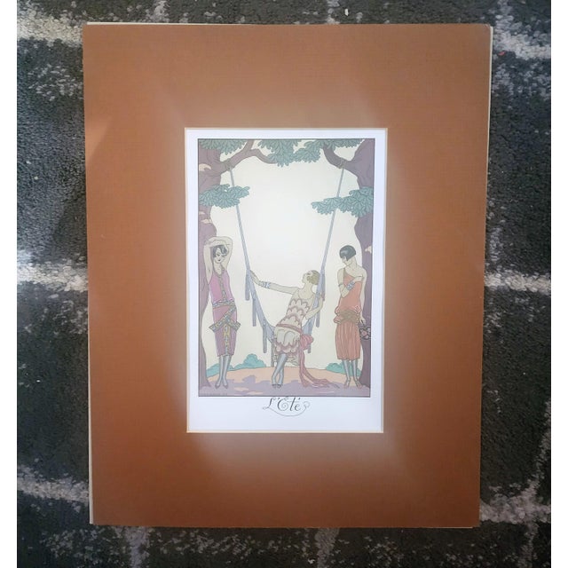 Art Deco 1920s George Barbier Original Pochoir 1923 1925 Art Deco Fashion Plates - Lot 12 For Sale - Image 3 of 12