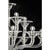 Early 21st Century Transparent Linear Murano Glass Chandelier by Simoeng For Sale - Image 5 of 7
