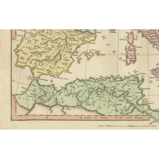 Western Patriarchate Map from Wilkinson, 1822 For Sale - Image 6 of 9