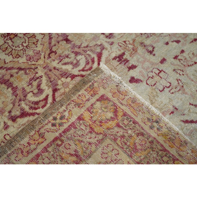 Tan Antique Sivas Rug 4'3'' X 6'5'' For Sale - Image 8 of 9