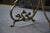 Side Table with Gilt Wrought Iron Base by Gilbert Poillerat, 1940s For Sale - Image 10 of 11