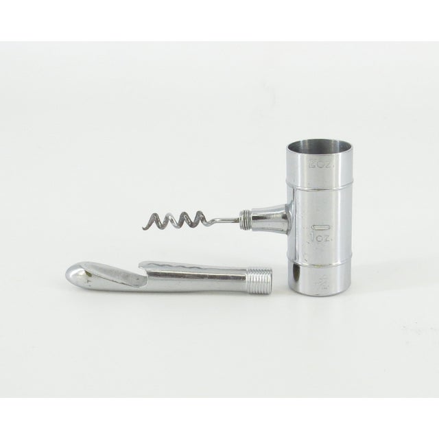 Metal 1930s American Art Deco Chrome Cocktail/Bar Tool by Chase For Sale - Image 7 of 8