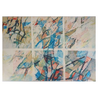 Jiri Georg Dokoupil, Golden Rings, Original Lithograph For Sale