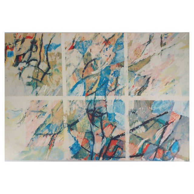 Jiri Georg Dokoupil, Golden Rings, Original Lithograph For Sale