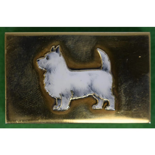 Sz: 1 1/8"H x 1 5/8"W x 5/8"D Made by Udall and Ballou, New York City, Palm Beach and Newport Established in 1888, Udall...