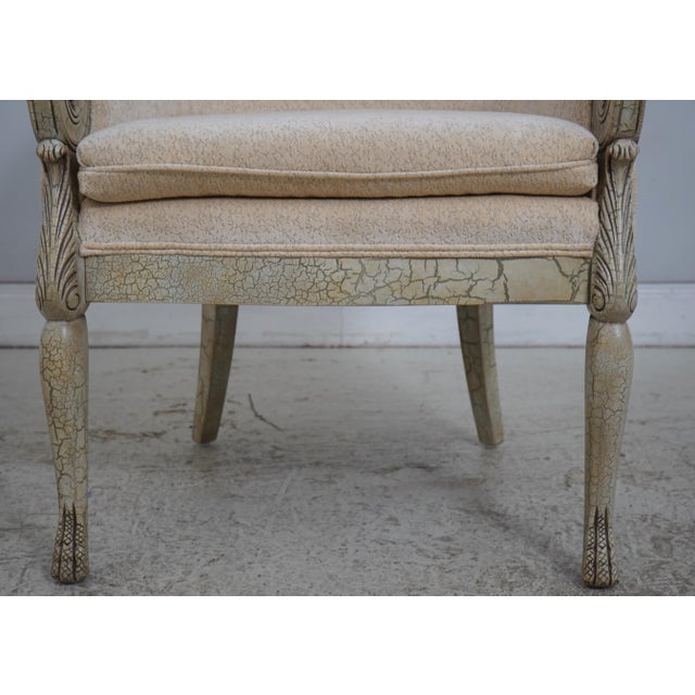 Sherrill Pair of Neoclassical Barrel Back Tub Armchairs For Sale In Philadelphia - Image 6 of 18
