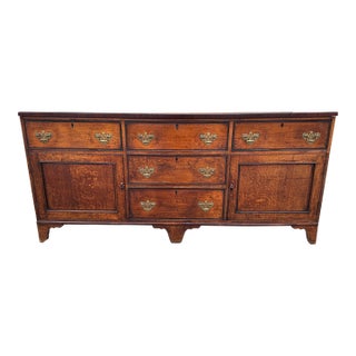 18th Century English Dresser Base For Sale