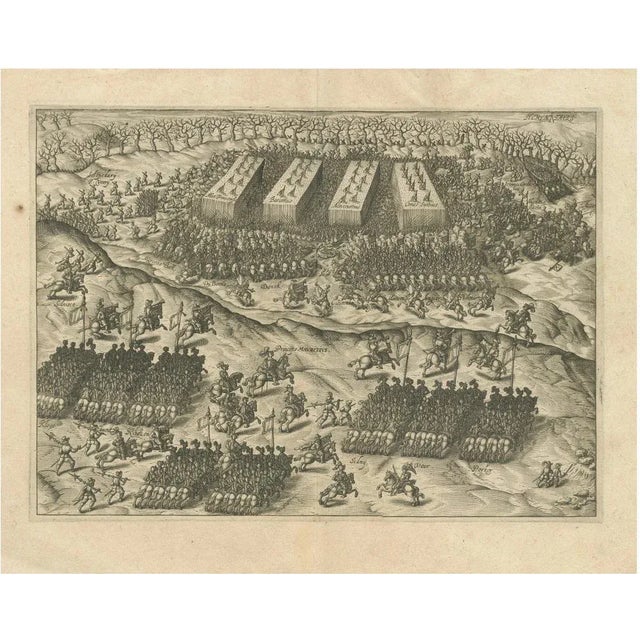 Dolendo, Battle of Turnhout, Dutch and English Victory over Spanish, 1700, Print For Sale - Image 10 of 10