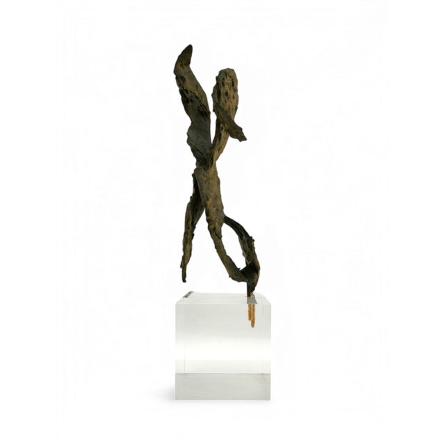 Futuristic 24 Figurine in Bronze by Lorena Berg, 1920s For Sale - Image 13 of 15