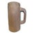 1900s Primitive German Wooden Stein, Hand-Carved Container For Sale