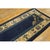 1920s Navy Blue Classic Greek Key Antique Peking Chinese Knotted Hallway Runner Rug For Sale - Image 5 of 10