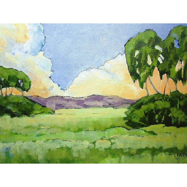 Contemporary Lompoc Valley Eucalyptus Lynne French 11x14 California Landscape O/C For Sale - Image 3 of 5