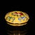 A lovely handcrafted lidded box made on a red copper base, decorated with traditional Chinese painted enamel artwork. The...