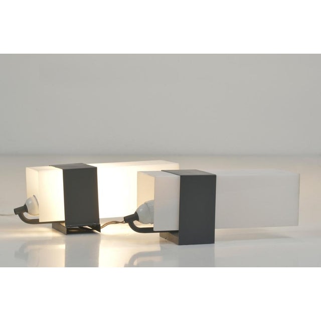 Acrylic Glass Wall Lights, Germany, 1965, Set of 2 For Sale - Image 4 of 7