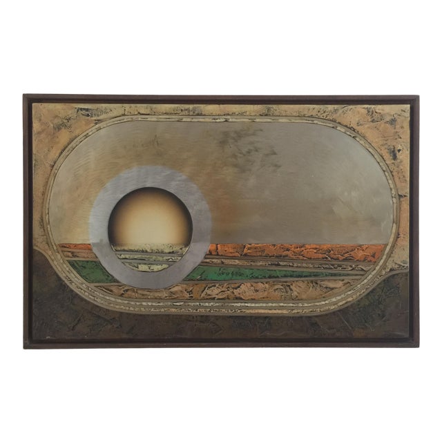 1980s Michele Mathison Framed Painting For Sale