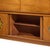 John Keal for Brown Saltman Style Mid Century Walnut Tambour Door Credenza and Hutch For Sale - Image 13 of 16