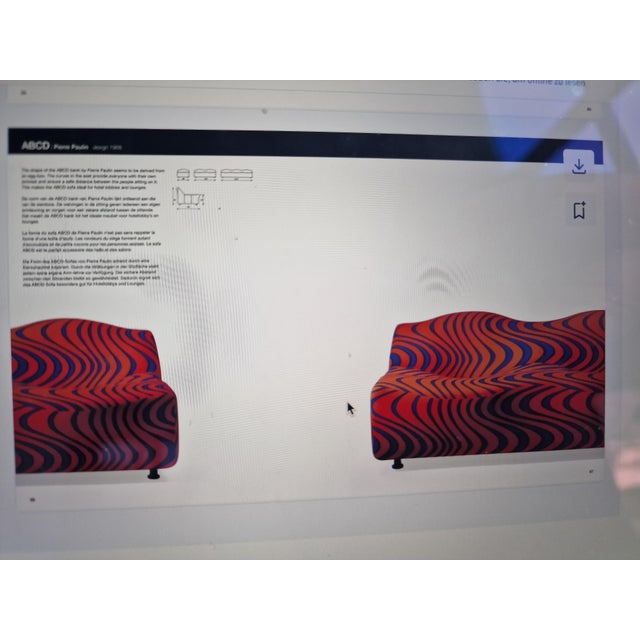 Vintage Two-Seater Sofa by Pierre Paulin for Artifort, 1960s For Sale - Image 16 of 17