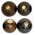 DETAILS A collection of four antique Victorian and late Georgian sporting lawn bowling balls (bowls). PLACE OF ORIGIN...