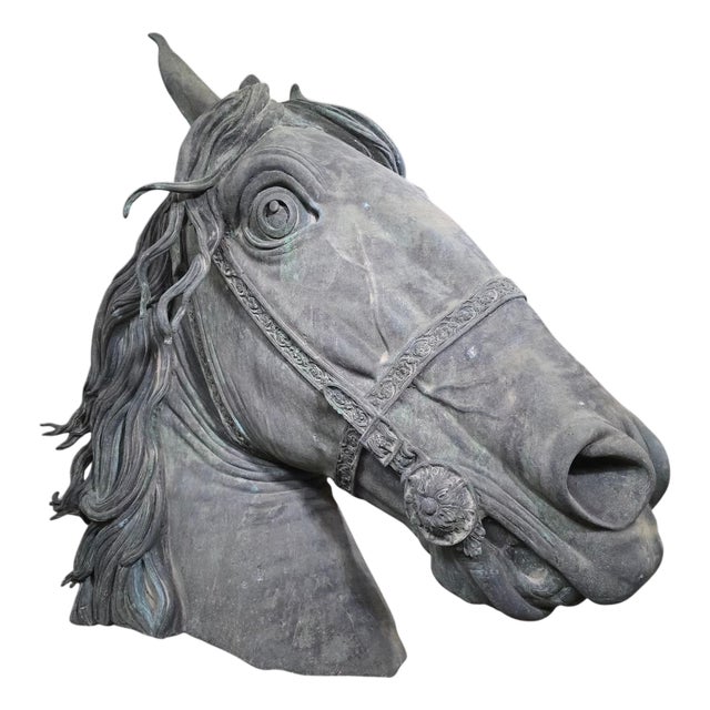 Fernando Sánchez Castillo, Horse Head, 2004, Bronze For Sale