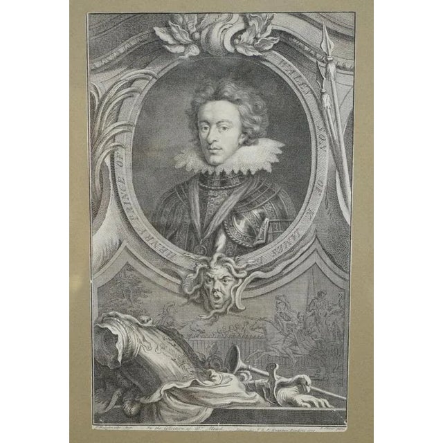 Jacobus Houbraken, Heads of Illustrious Persons of Great Britain, 1743, Paper, Set of 5 For Sale - Image 3 of 18