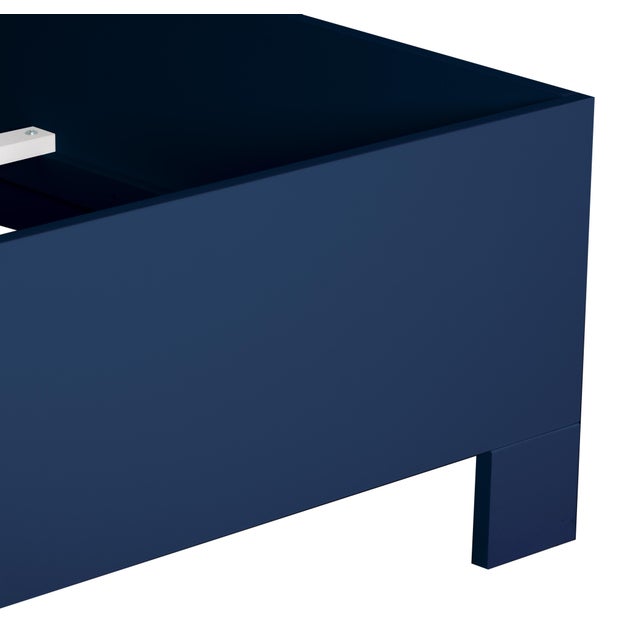 Finn Standard Bed Twin Extra Long - Navy For Sale - Image 11 of 12