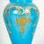 Napoleon III Blue Opaline Vases with Gold Accents, 1800s, Set of 2 For Sale - Image 4 of 6