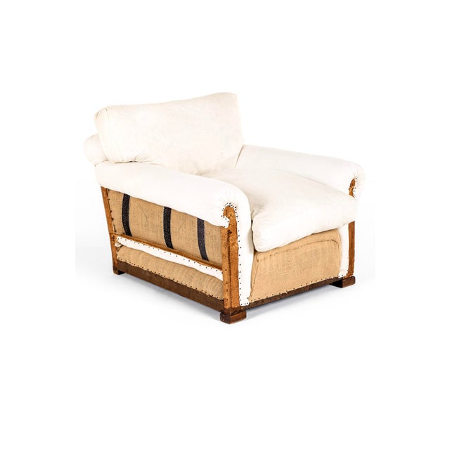 Deconstructed Lounge Chair in the style of Howard and Sons For Sale - Image 4 of 15