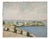 Franco Marzilli, Seaview, Oil Painting, 1970s For Sale