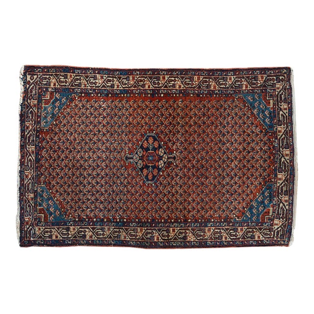 Vintage Fine Tajabad Rug - 2'8" x 4'1" For Sale