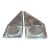 Nybro Sweden Crystal Pyramid Candle Holder -Set of 2 For Sale