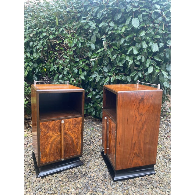 Art Deco Bedside Cabinets, 1930s, Set of 2 For Sale - Image 3 of 18