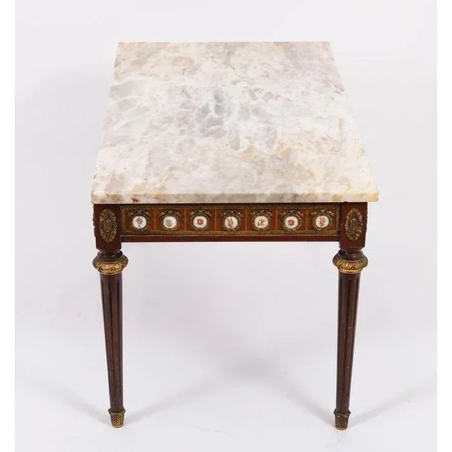 Mid-Century Ormolu Mounted Coffee Table with Marble Top, 1950s For Sale - Image 14 of 18