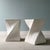 White 1980s Postmodern Plaster Side Tables, Set of 2 For Sale - Image 8 of 9