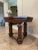 Wood and Metal Side Table Etching and Inlaid Wood by Arte Brotto For Sale - Image 10 of 11