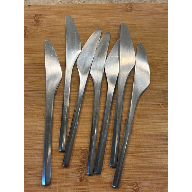 1960s 1960s Georg Jensen Prism Flatware - 42 Pieces For Sale - Image 5 of 9