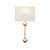 Contemporary Matthew Izzo Home Linda Flush Iron Wall Sconce in Gold With Shade For Sale - Image 3 of 7
