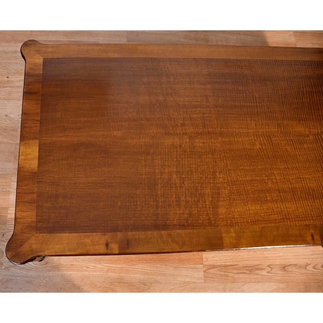 1950s 1950s Henredon English Style Walnut Coffee Table For Sale - Image 5 of 18